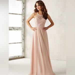 Mori Lee dress 21506 in blush
